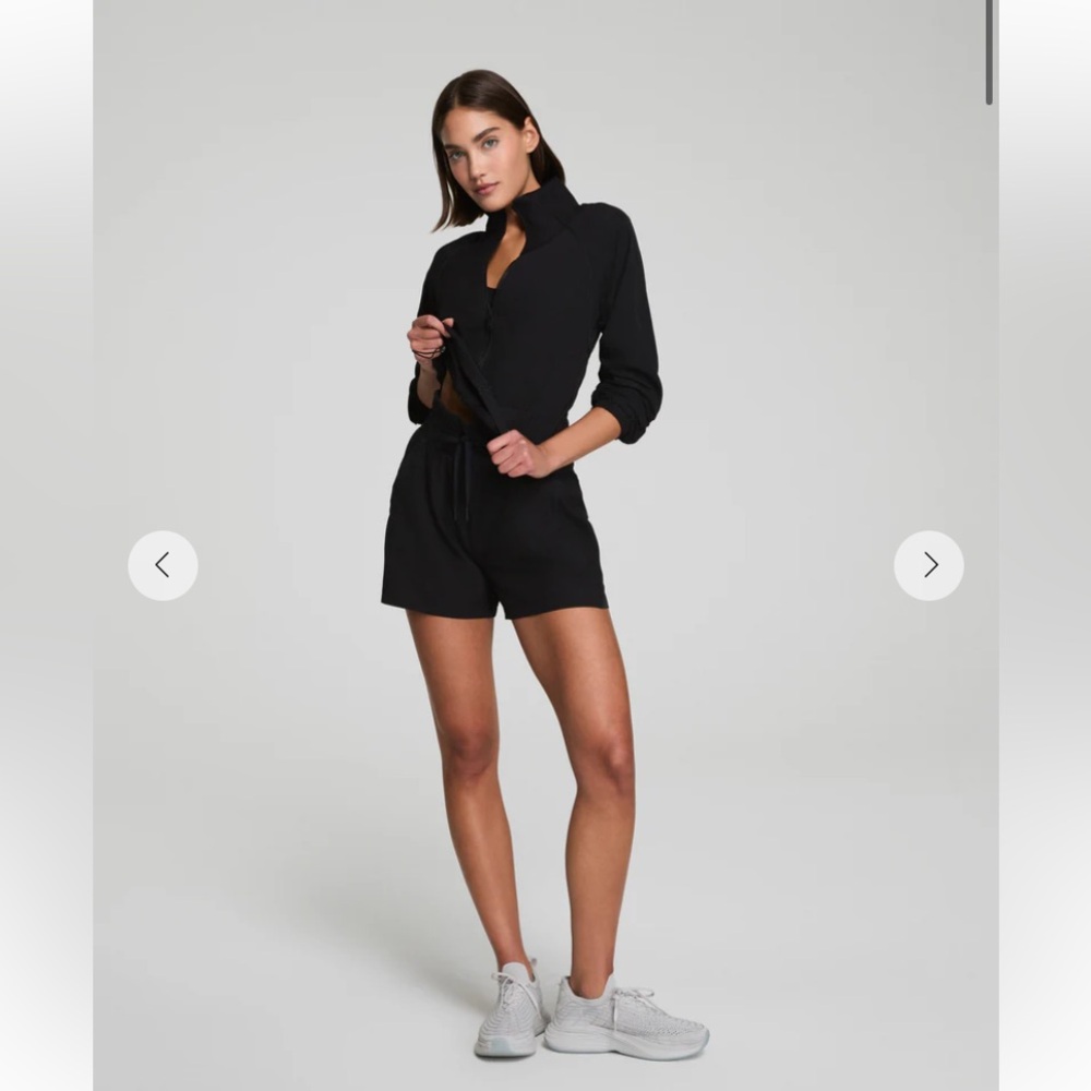 SPANX On the Move Black 4” Shorts - Picture 2 of 11